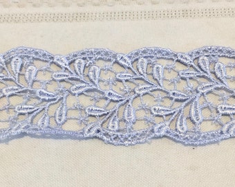 10 yard lot, 1 1/2" Lavender Lace Trim, Venice Lace Trim, Edge Trim, Perfect Edge Trim, Rayon lace trim, Lavender Trim