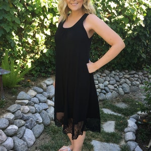 Basic Black Dress Dresses Black Kimono Knee Length Dress Kimono Style Dress Summer Black Dress Solid Black S M 2X 3X