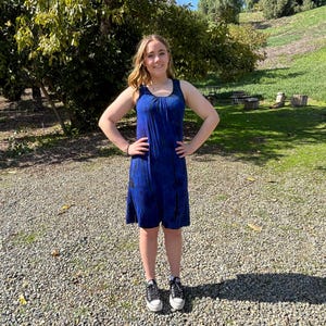 Plus Size Dress, Plus Size Tie Dye, Lace Back Dress, Cover Up Plus Size Dress, Tie Dye Clothing, Dyed in Blue, Purple & Black, Lace Back