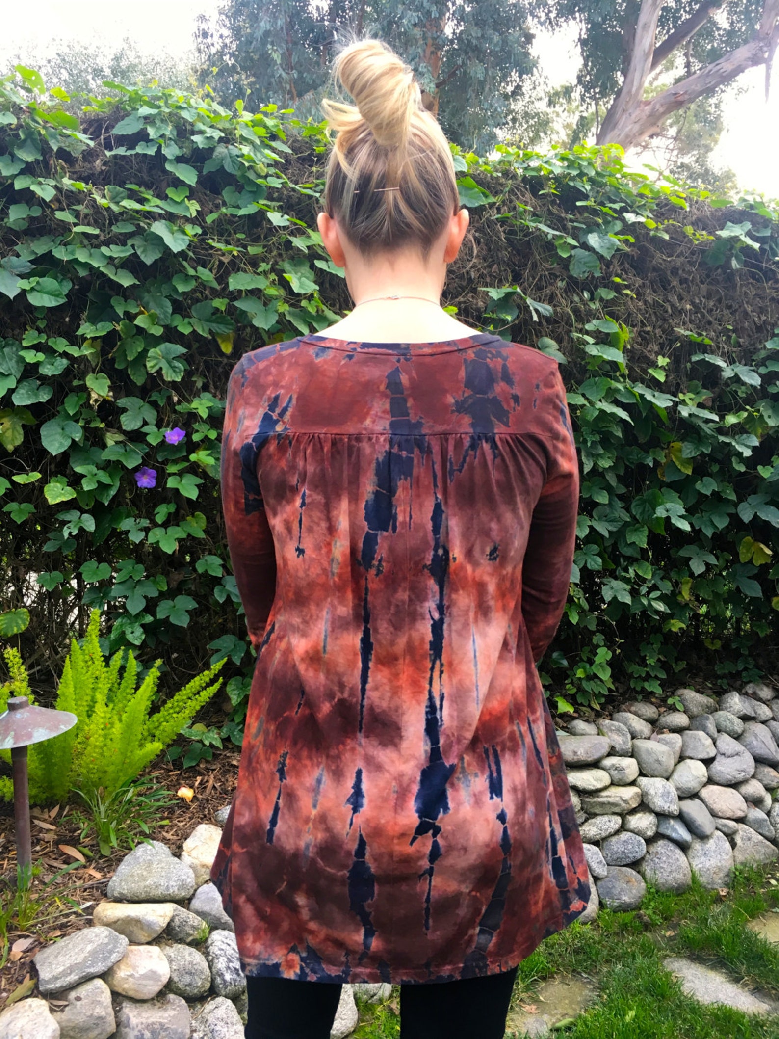 Tie Front Tunic in Paper - 1471908