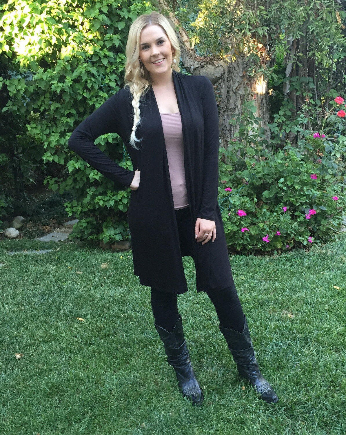 Plus black shop cardigan