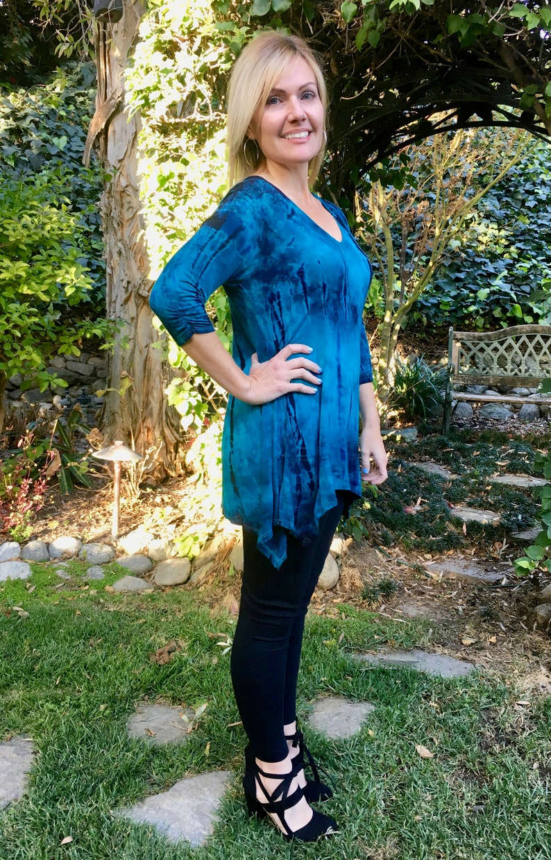 Tie-Dye Tunic Dress