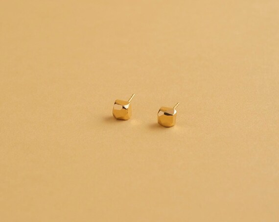 SAND gold earrings
