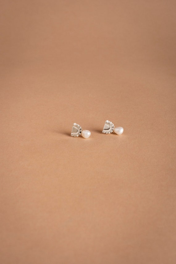WEST pearl earrings
