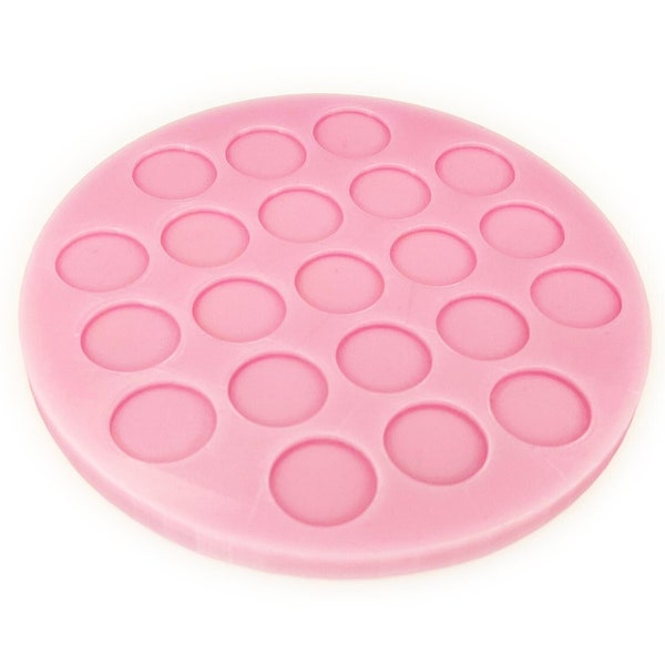 Silicone Mould Resin Counter Token Chip Disc Round Circle Earrings Jewellery Keyring Maths Learning DIY Disk Bingo Poker Game Cab