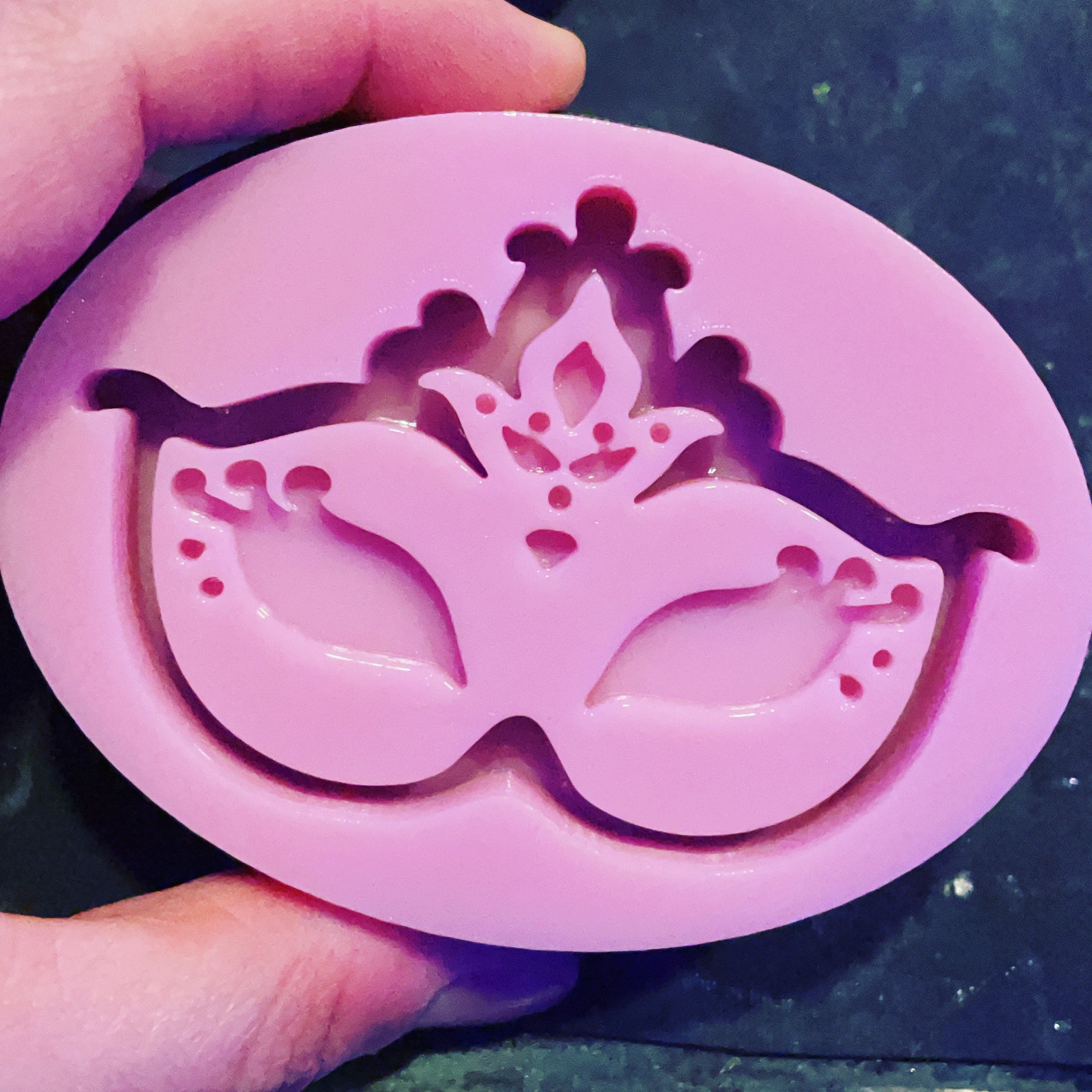 Resin Mould Masquerade Mask Mold Silicone Ball Etsy