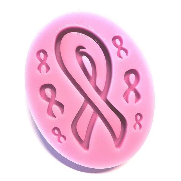 Awareness Ribbon Silicone Mould Resin Charity Support Cancer Research Ukraine St John's British Heart Foundation Guide Dogs Keyring UK