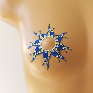 Nipple Jewelry, Sexy Lingerie, Nipple Pasties,  Gifts For Her, Plus Size, Non Piercing Nipple Jewelry, NPJ-49