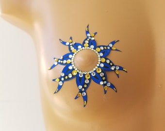 Nipple Jewelry, Sexy Lingerie, Nipple Pasties,  Gifts For Her, Plus Size, Non Piercing Nipple Jewelry, NPJ-49