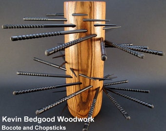 Sculpture Helix 3, Turned Wood, Lathe Sculpted artwork, Dynamic Sculpture