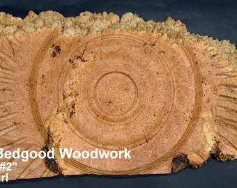 sculpture Corona 2, Turned wood , Lathe Sculpted Artwork, Wall Hanging, Wall Art