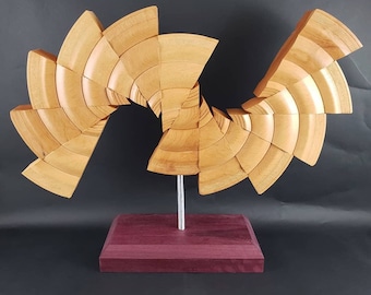 Sculpture "River Fan" display decor great for your home