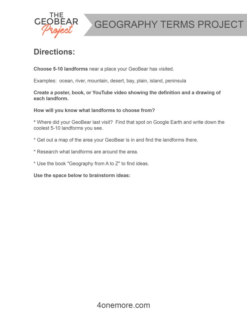 Homeschool Printable Homeschool Geography Homeschool Unit - Etsy