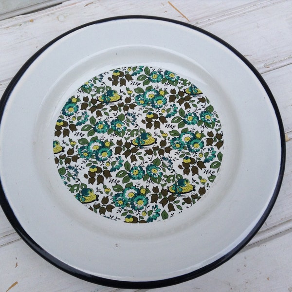 White Enamelware Etsy