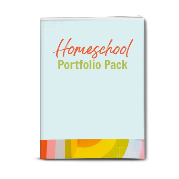 Homeschool Portfolio Pack, Homeschool, Homeschooling, Homeschool Binder, Homeschool Activity Log, Book Log, Attendance Calendar