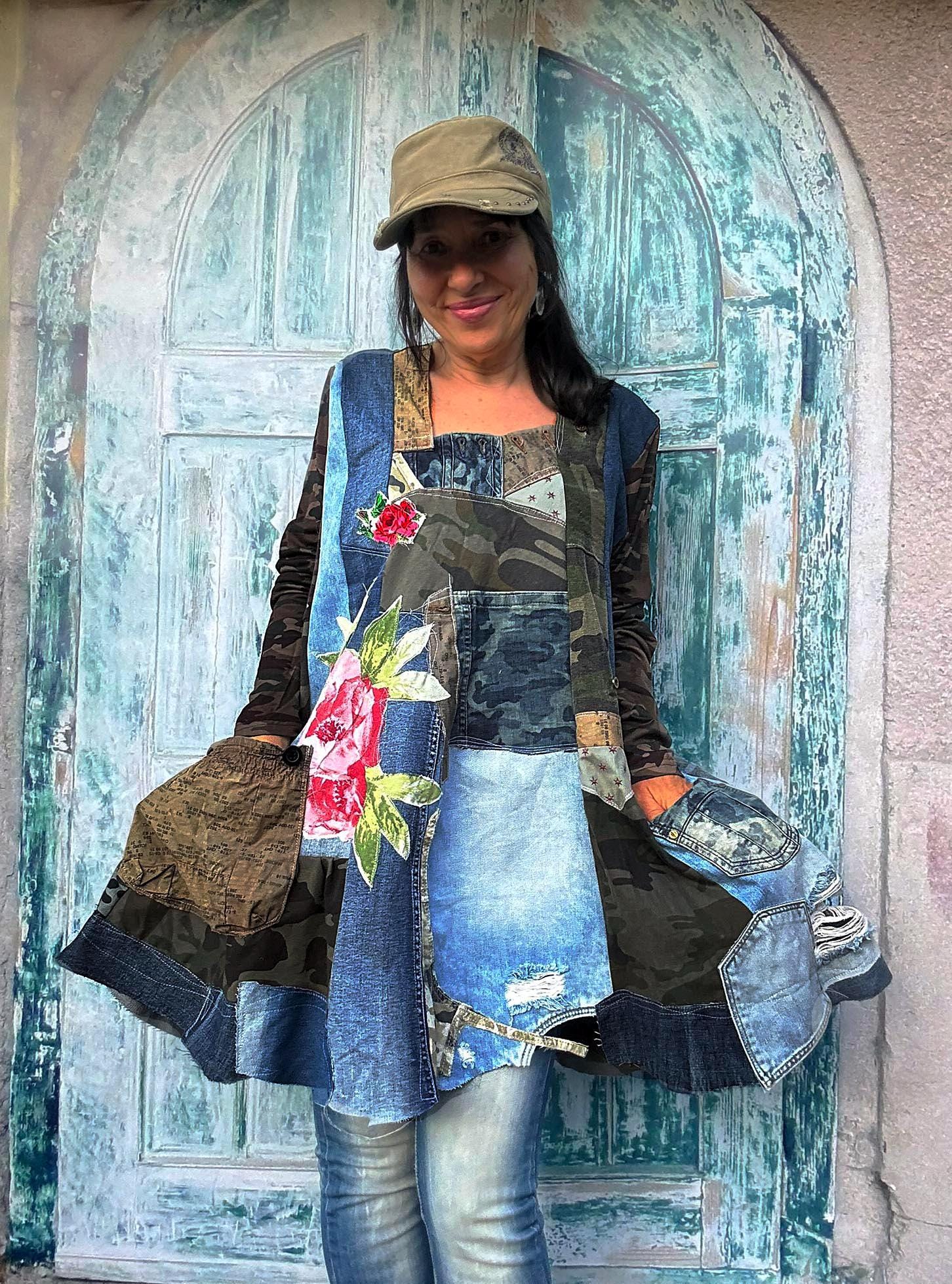Blue Hippie Dress - Etsy