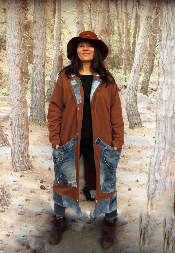 Buy L Boro Inspired Appliqued With Denim and Pop Art Printed  