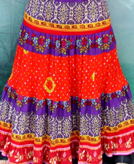 Mirror work long skirts cheap