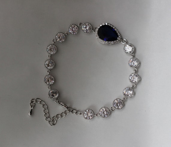 Blue bracelet wedding best sale