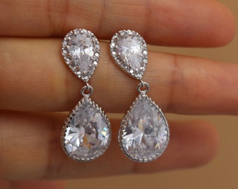 wedding jewellery earring  drop bridal earring  bridal jewelry  wedding earring jewelry  bridesmaid earring