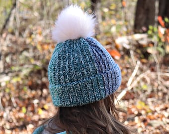 Into the Woods Beanie Hat Crochet Preemie to Adult Sizes ONE LANGUAGE English only (PDF download)