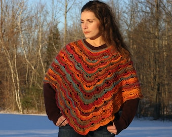 Virus Poncho Pattern, PDF, Crochet Two Corner VIRUS Poncho Pattern, Instant Download Virus Poncho Crochet Pattern