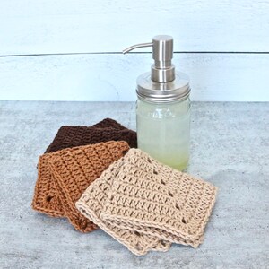 Crochet Washcloth Pattern: Cotton Dishcloth, Beginner Friendly ENGLISH (PDF Pattern) image 2