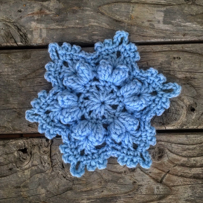 Stella's Snowflake Crochet Pattern Crochet Snow Flake image 1