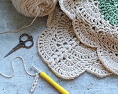 Flora Blossom Crochet Blanket Pattern: Lacy Design (PDF) ONE LANGUAGE English only