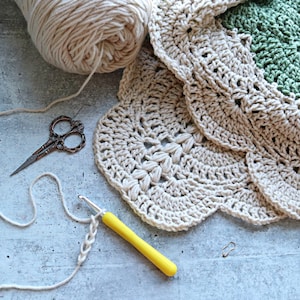 Flora Blossom Crochet Blanket Pattern, PDF file download Pattern, Lacy crochet blankets, English only