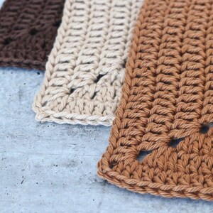 Crochet Washcloth Pattern: Cotton Dishcloth, Beginner Friendly ENGLISH (PDF Pattern) image 3