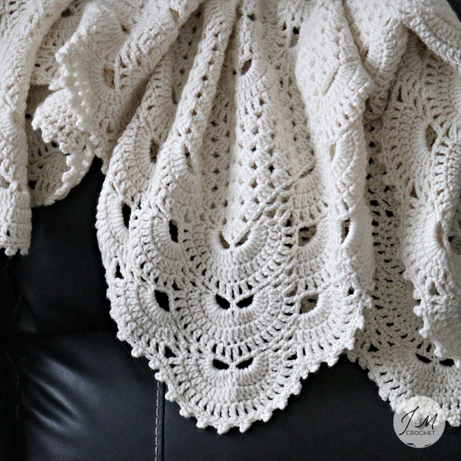 Grandma's German Shells Blanket Pattern / PDF Instant Download