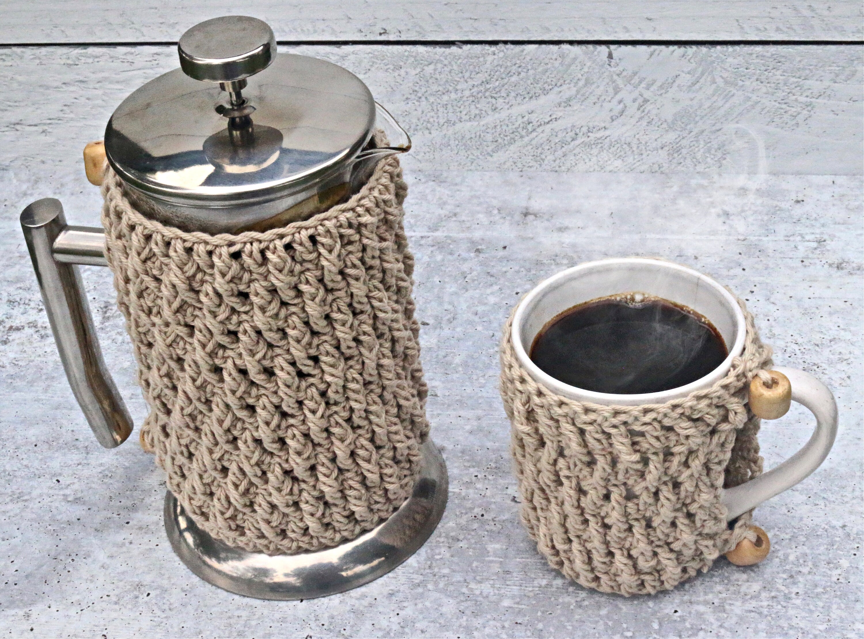French Press Bundle • Winter Coffee Tin, French Press, Diner Mug