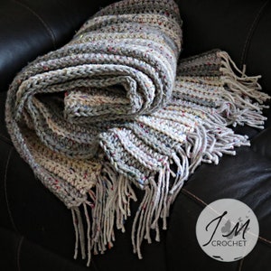 EASIEST BLANKET EVER | crochet pdf ribbed blanket pattern | easy crochet pattern | Any Hook, Any Yarn, Any Size | chunky Crochet blanket