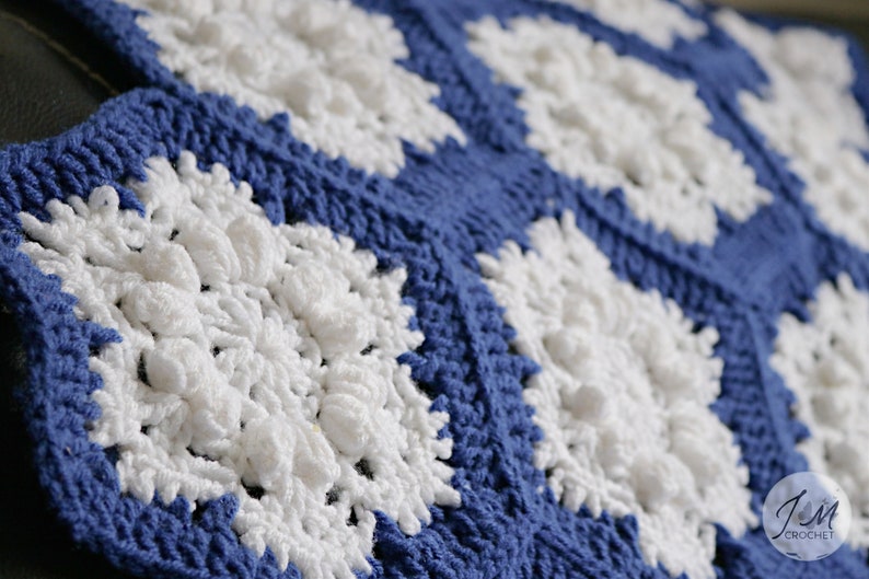 PDF PATTERN Stella's Snowflake Blanket Pattern Crochet Snowflake pattern image 2