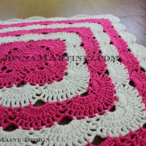 Virus Blanket Crochet Pattern: Lacy Afghan PDF ENGLISH (Digital Download)