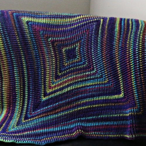 Herringbone Crochet Blanket Pattern Etsy