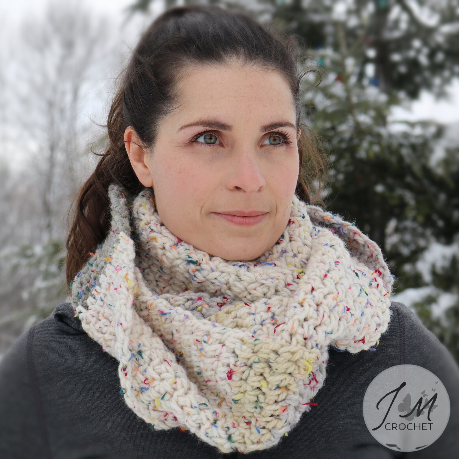 The Basics Easy Infinity Scarf Crochet Pattern PDF Instant Etsy