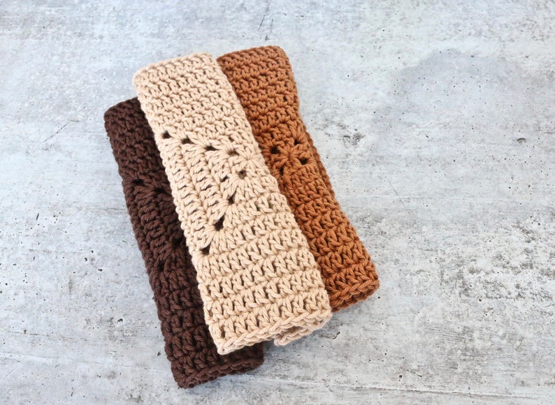 Crochet Washcloth Pattern: Cotton Dishcloth, Beginner Friendly ENGLISH (PDF Pattern) image 5