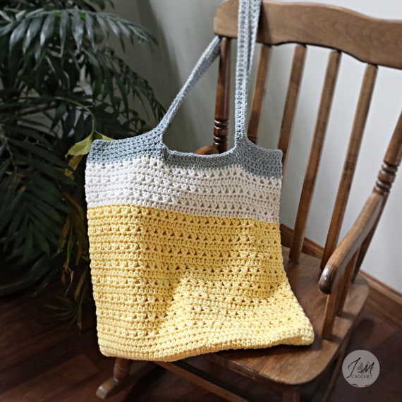 Xtra Easy Market Bag Crochet Pattern Shoulder Bag Crochet Etsy