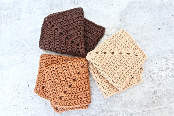 Crochet Washcloth Pattern: Cotton Dishcloth, Beginner Friendly ENGLISH (PDF Pattern)