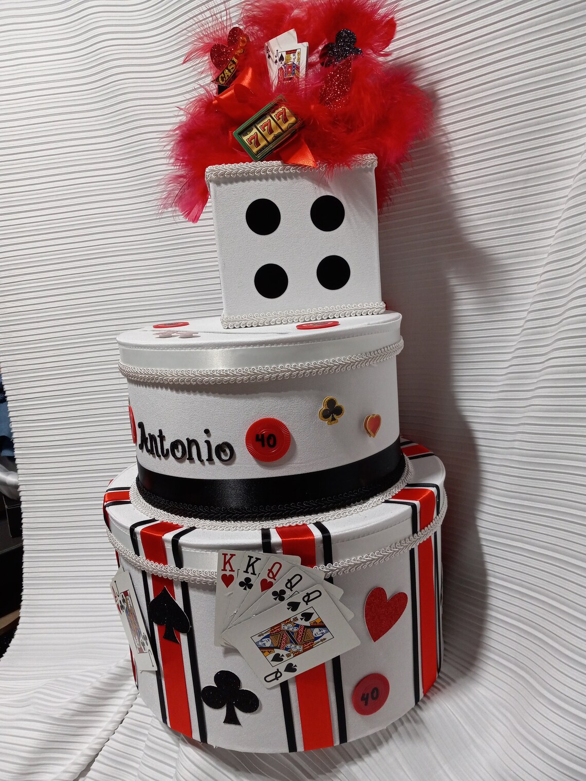 Birthday Card Box Casino Card Box Card Box Money Holder Etsy