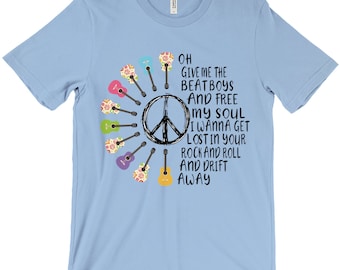I Wanna Get Lost In Your Rock And Roll  T-Shirt - Bob Seger , Classic Rock