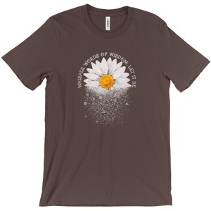 Whisper Words Of Wisdom, Let It Be, Song Lyrics, The Beatles, Daisy Graphic, Concert Shirts, Classic Rock, Short Sleeved T-Shirt image 7