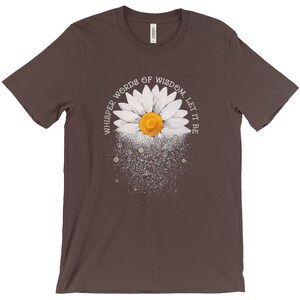 Whisper Words Of Wisdom, Let It Be, Song Lyrics, The Beatles, Daisy Graphic, Concert Shirts, Classic Rock, Short Sleeved T-Shirt image 8
