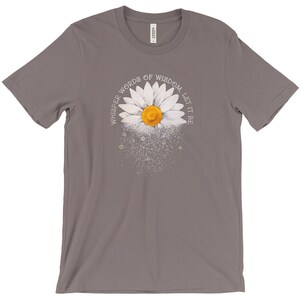 Whisper Words Of Wisdom, Let It Be, Song Lyrics, The Beatles, Daisy Graphic, Concert Shirts, Classic Rock, Short Sleeved T-Shirt image 3