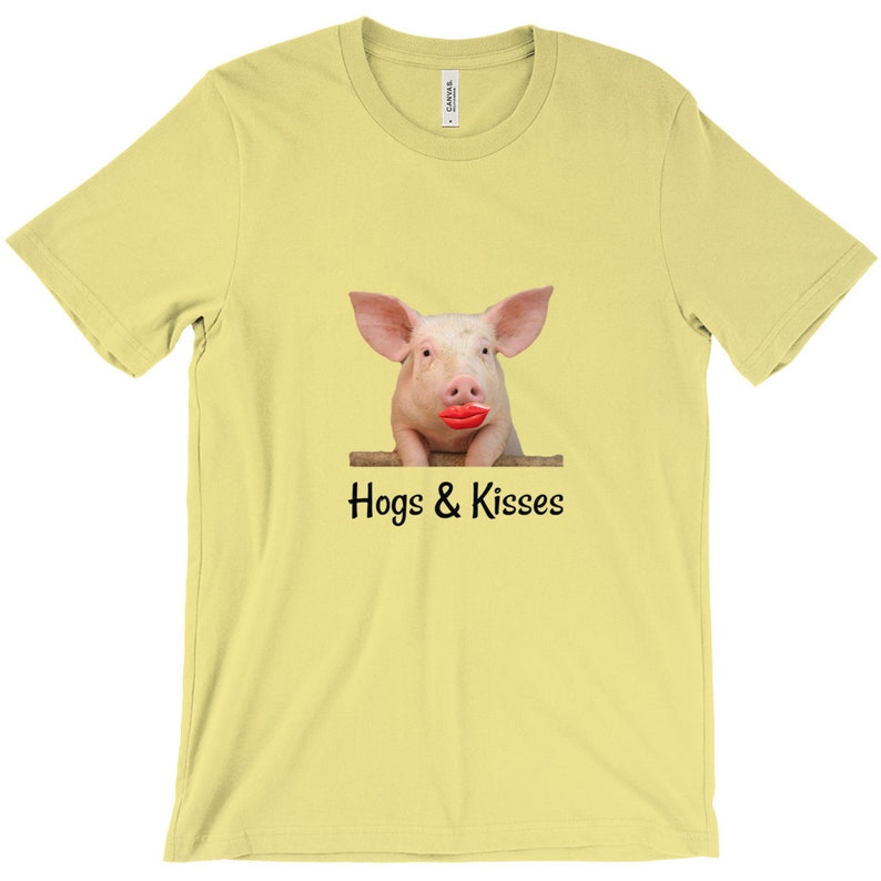 Hogs & Kisses Hugs Too....lipstick on A Pig Yes Have Fun Etsy