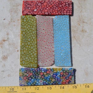 Millefiori Glass slabs