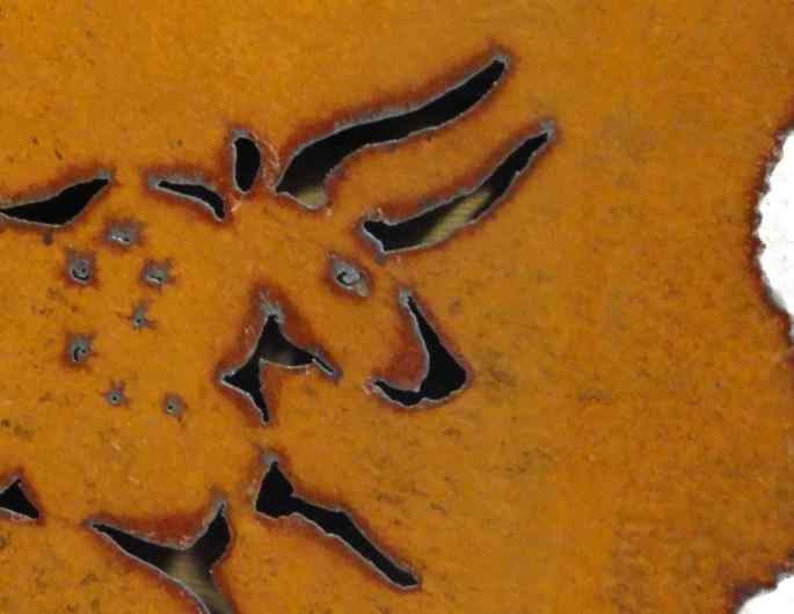 Lascaux Bulls Rustic Sheet Metal Wall Art Madetoorder Etsy Australia