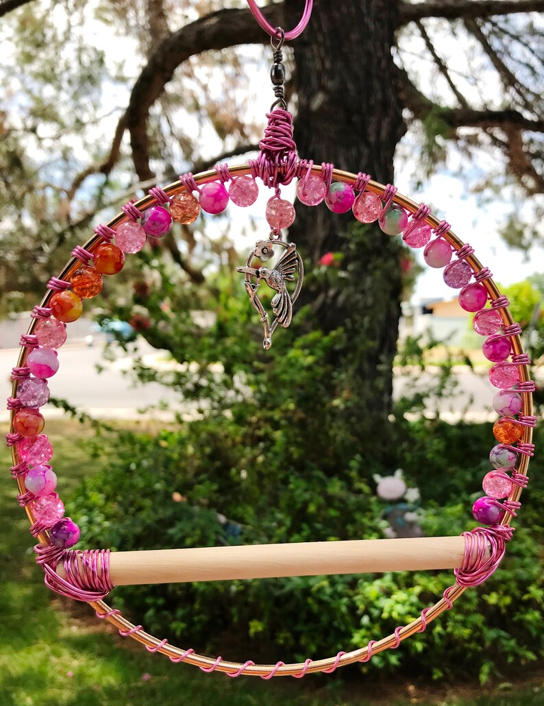 Hummingbird Swing Small Bird Swing Hummingbird Perch Swing Etsy